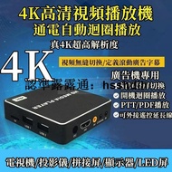 【現貨免運】4K高清藍光播放器 廣告機 藍光視頻播放器 HDMI迷你高清播放機 行動硬碟播放器 自啟循環播放