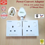 Power Convert Adaptor (round 3pin)15A convert to 13A socket UMS 2way &3way 13A socket.