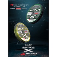 CASTKING MEGA X 4 100M BRAIDED FISHING LINE TALI BENANG