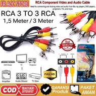 3 RCA TO 3 RCA Cable/3 TO 3 Av RCA Cable Video RCA Cable DVD TV RCA