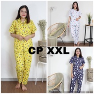 Piyama Set Dewasa Jumbo CP XXL / Daily Ware / Baju Tidur