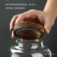 Tangerine Peel Glass Jar Large Capacity Sealed Jar Tangerine Peel Jar Tea Jar with Lid Moisture-Proof Storage Tank Chine