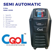 GO COOL Flushing Mesin Vacuum Pump 3.6m³/h Air Cond 1/4 HP Refrigerator (2CFM) Vacum Vaccum Pump Aircond Value kereta