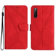 Good feedback Stitching Embossed Leather Phone Case For Sony Xperia 10 VI/Sony Xperia 1 VI/Sony Xper