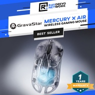 GravaStar Mercury X Air 8KHz Wireless Gaming Mouse 56g Ultra-Lightweight