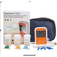 [WITH GLUCOSE TEST STRIP 25'S] EASYSURE GCU 3IN1 BLOOD GLUCOSE / CHOLESTEROL / URIC ACID MULTI-FUNCT