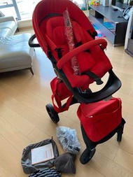 Stokke Xplory V6 Stroller - Red