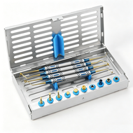 Dental Sinus Lifting Kit – Tooth Elevator Implant Drills Stoppers Implant Surgery Tool Set