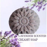 Lavender Essential Oil Alkanet CREAMY SOAP [90g+/-]