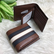 COACH MEN WALLET READY STOCK MALAYSIA F24649 BROWN ORIGINAL AUTHENTIC