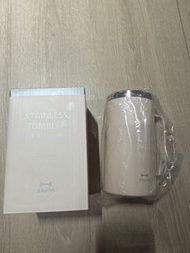 (包易寄取/郵局/7-11/智郵櫃/站）BRUNO stainless tumbler with handle 不銹鋼把手杯 - 500ml PINK