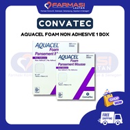 [1 BOX] Convatec Aquacel Foam Non-Adhesive 10CM x 10CM (420633) / 15CM x 15 CM (420635)