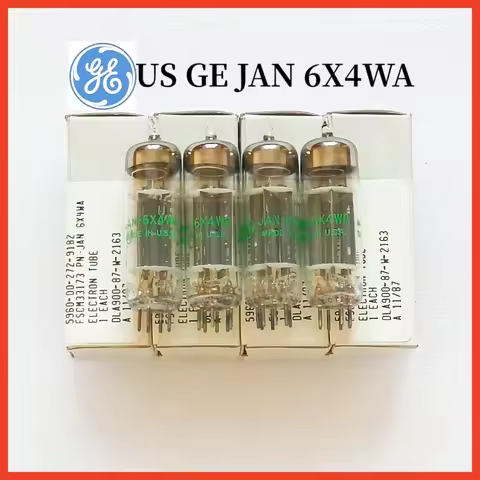 US GE JAN 6X4WA 6X4 Vacuum Electron Tube Upgrade 6202 EZ90 CV493 6Z4 6X4 6X4W 6Z5P EZ80 CV4005 CV400