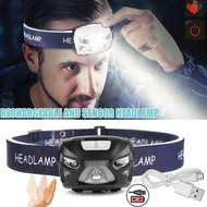 10000Lm Powerfull Headlamp 3 Modes Waterproof COB USB Rechargeable Flashlight LED Headlight Body Mot