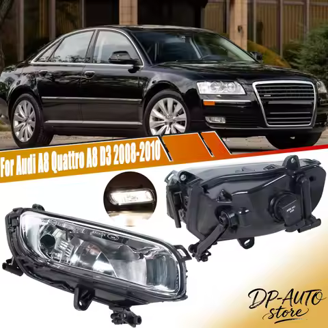 For Audi A8 Quattro A8 D3 2008 2009 2010 Auto Accessories Front Bumper Halogen Fog Light Lighting 4E