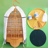 Wide Bird Cage Plastic Cage Thrush Cage Eight Brothers Cage 8 Brothers Combination Cage Detachable D