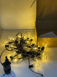 String Light Outdoor Garland Lights Festoon G40 Globe Bulb Fairy String Light