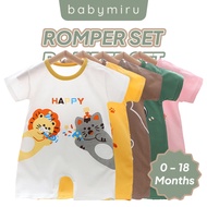 BABYMIRU Baby Romper Baby Boy Girl Newborn Baby Jumpsuit Kids Clothing Baby Boy Baju Baby Boy Girl