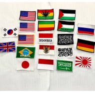 Premium World Country Flag Embroidery Patch