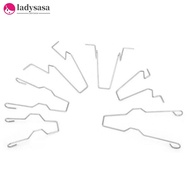 Ladysasa 6Pcs Car Headlamp Light Bulb Retainer Spring Clips Buckles Metal Headlight Bulb Spring Clip