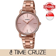 [Time Cruze] Casio Enticer Analog Rose Gold Tone Stainless Steel Women Watch LTP-E412PG-4ADF LTP-E41