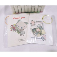 Farewell Gift - Cute Thank You Card+Screen Cleaner Sticker - Small Gift for Colleague / Friend