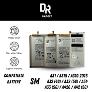 BATTERY SM A31 / A315 / A310 2016 / A32 (4G) / A32 (5G) / A33 (5G) / A34 / A426 / A42 (5G) Dr Gadget