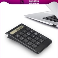 [SONONIA] Number Pad 2.4G Accessories Durable USB Mini Black Numeric Keypad for Desktop Laptop PC Fi