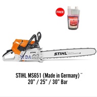STIHL MS651 20”/ 25” / 30” Bar MAGNUM PROFESSIONAL CHAINSAW (MADE IN GERMANY) (HEAVY DUTY)