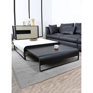Designer Steel Frame Combination Coffee Table Furniture Nordic Industrial Carbon Iron Style Square S