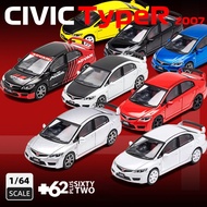 DCT Honda Civic FD Type R 1: JDM Japan Car Diecast Mini Scale Miniature Car