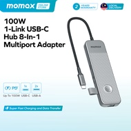 Momax 1-Link USB-C Hub 8-in-1 Multiport Adapter