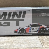 MINI GT Scale 1:64 Porsche 911 Dakar Model Ice Gray Metallic Color "Rally 1978" Pattern Number 964