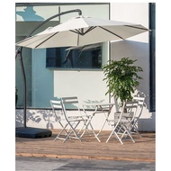 LORA Home JS4 Outdoor Balcony Table Chair Set Iron Single Table Leisure Influencer Outdoor Courtyard