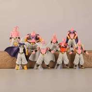 Wanxianghui 8 Models Dragon Ball Figures 2D Anime Cartoon Full Form Majin Buu Doll Toys Display