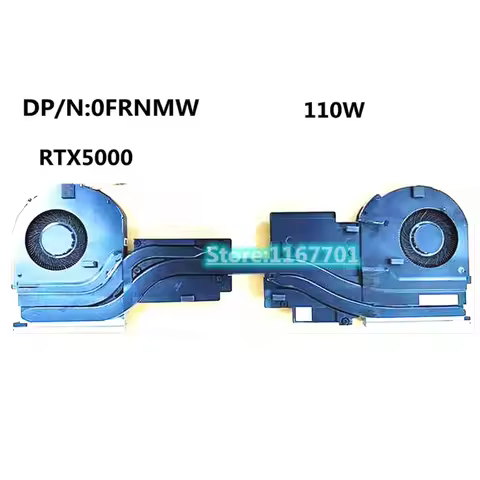 New Original Laptop CPU/GPU Cooler Heatsink&Fan For Dell Precsion 7750 M7750 01NTTD 80W 0FRNMW 110W 