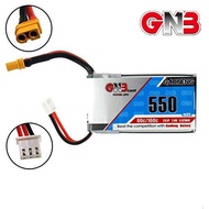 GNB 7.4V 2S 550MAH 80C Rechargeable Lipo Battery XT30 Plug Connector GNB5502S80A