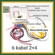 Timer 6 kabel dudukan miring mesin cuci 2 tabung toshiba