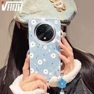 VRQR IMD Shining Elegant Daisy Braided Rope Phone Case For OPPO F27 Pro 5G F27 Pro+ 5G F27 Pro Plus 