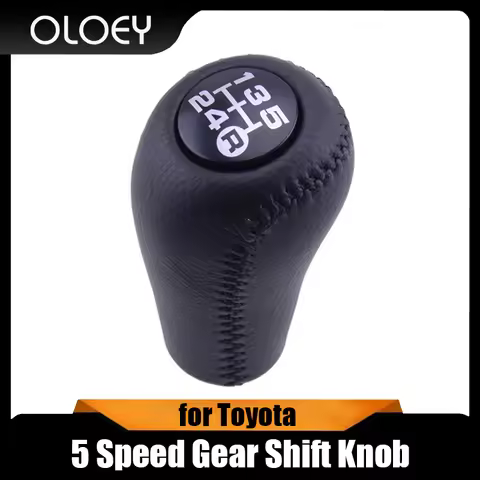 5 Speed Front Gear Shift Knob Fit for Toyota Land Cruiser Prado 80 90 95 120 125 150 Series KDJ95 KZ