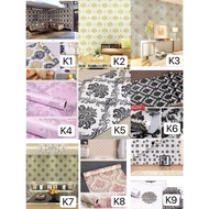 2D Wallpaper sticker pvc 45cm x 10meter Self adhesive pvc water proof