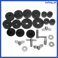 23pcs Cymbal Accessory Set Cymbal Stand Tubes Drum Cymbal Pads Cymbal Stand Felt Pads Wing Nuts Wash