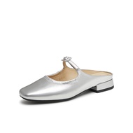 BASTO Womens Mules Flat Shoes รองเท้าแตะ รองเท้าส้นแบน BN092