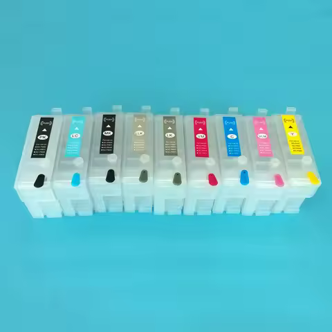 30ML Empty Refillable Ink Cartridge Without Chip For Epson Sure Color SC-P600 SC-P607 SC-P608 PX5V2 