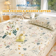 Abraca Dabra 880TC Washed cotton Cartoon print Fitted Bedsheet With Rubber height 25cm