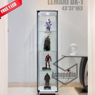 Lemari Pajanias Etase Rak Kaca Dispy Cabinet 1 Piu Minimalis