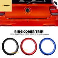 MK1  Car Rear Badge Ring Cover Logo Frame Trim Sticker Fit For BMW 1 Series F20/F21 2011 -  Car Acce