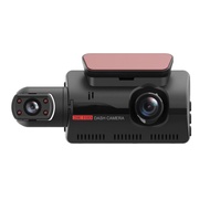 GOQ A68 Car Camera Recorder Front and Interior Dual Lens Dashcam 1080P FHD Capture Number Plate Clea
