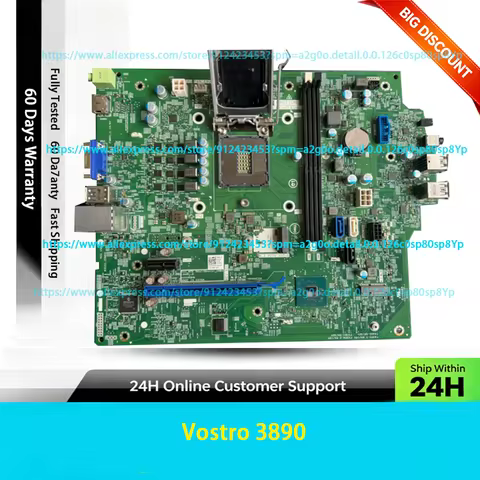 For Dell Vostro 3890 Motherboard CN-0J5NY0 0J5NY0 J5NY0 19481-3 LGA1200 DDR4 Mainboard, 100% Tested 