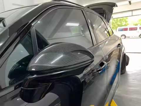 High-Quality FORPorsche Cayenne 9Y0.1 Side Mirror Housing Carbon Fiber Upgrade Replacement Part 2018